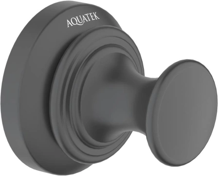 Крючок для ванной Aquatek Классик AQ4501MB черный