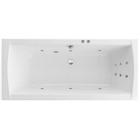 Ванна EXCELLENT Aquaria Lux 180x80 "LINE" (хром)