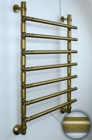 Полотенцесушитель водяной 600x800 Двин Bubble3 4627119332776 бронза