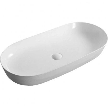 Раковина накладная BelBagno 85 BB1349 белая