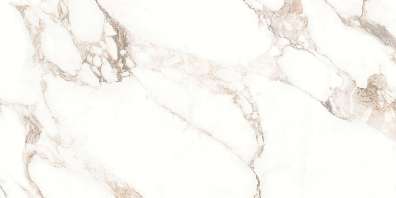 Statuario Ice Керамогранит белый 60х120 лаппатированный шайн