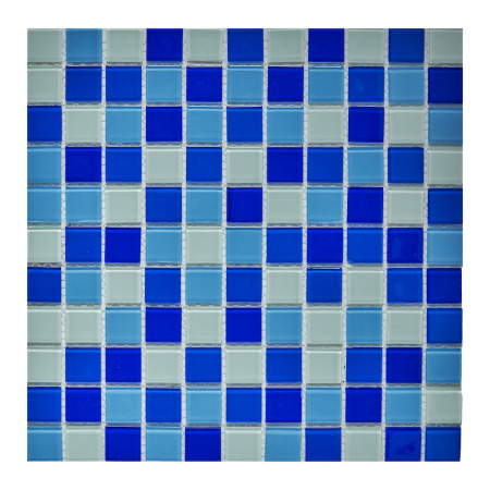 pixmosaic PIX002 из стекла, чип 25х25 мм, сетка 300х300х4 мм