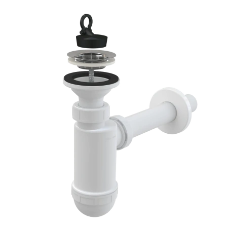 Сифон для раковины AlcaPlast A410 белый