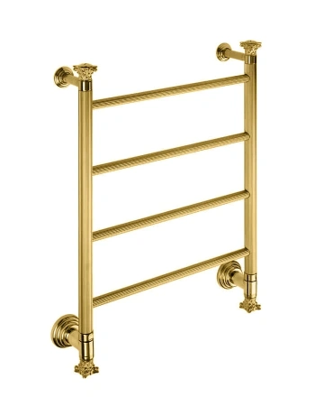 Полотенцесушитель водяной 530x690 Margaroli Capitelli 2442J4704GO золото