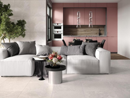 Керамогранит Blaze Silver светло-серый Сатинированный Карвинг 60x120 от Laparet