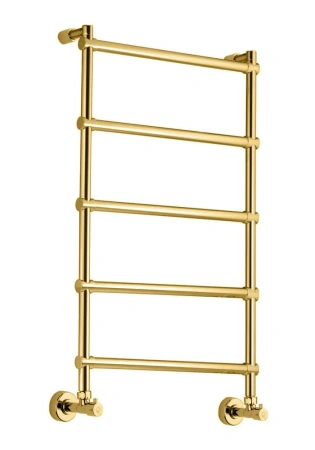 Полотенцесушитель водяной 535x891 Margaroli Sole 4424705GON золото