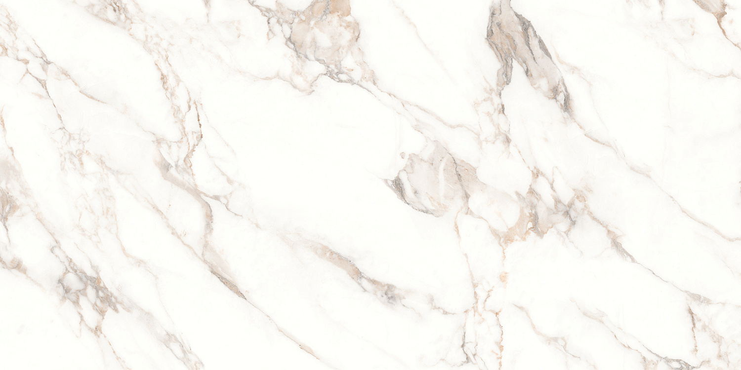 Statuario Ice Керамогранит белый 60х120 лаппатированный шайн