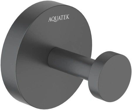 Крючок для ванной Aquatek Бетта AQ4601MB черный