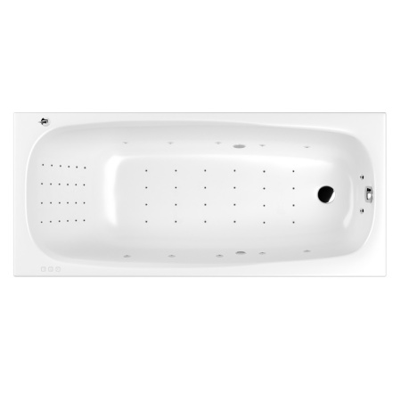 Ванна WHITECROSS Layla Slim 180x80 "NANO" (хром)