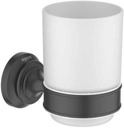 Стакан для ванной Aquatek Классик AQ4504MB черный
